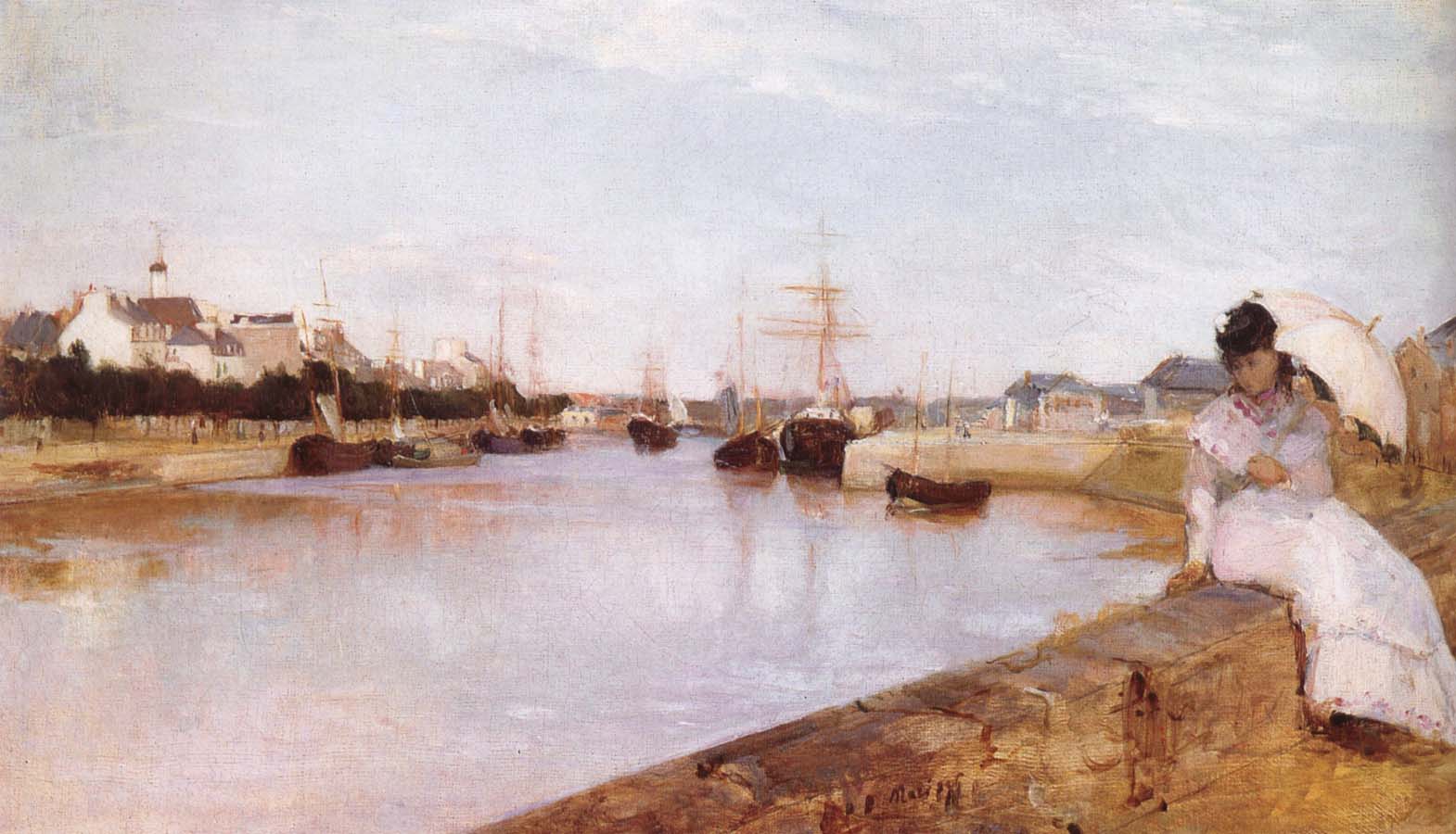 Berthe Morisot The port of Lorient